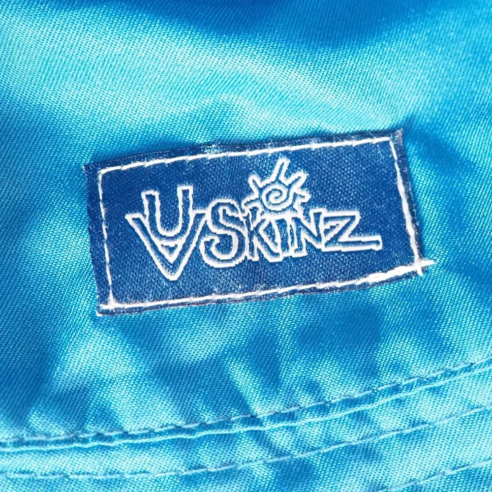 UV Skinz Bucket Hat Boys Blue Shark Print Sun Protection UPF 50+ Beach Swim Hat